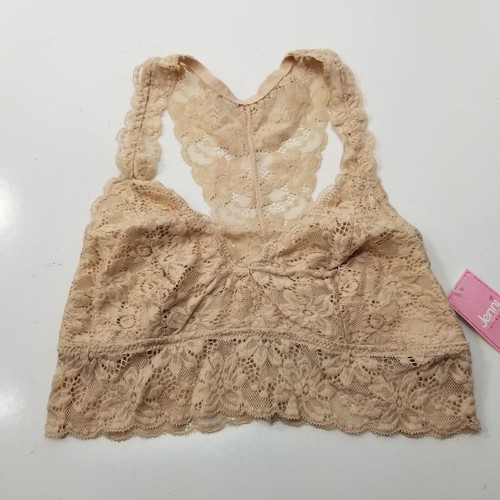 Jenni By Jennifer Moore Intimates Nude Lace Racerback Bralette Size M - NWT - Picture 2 of 8