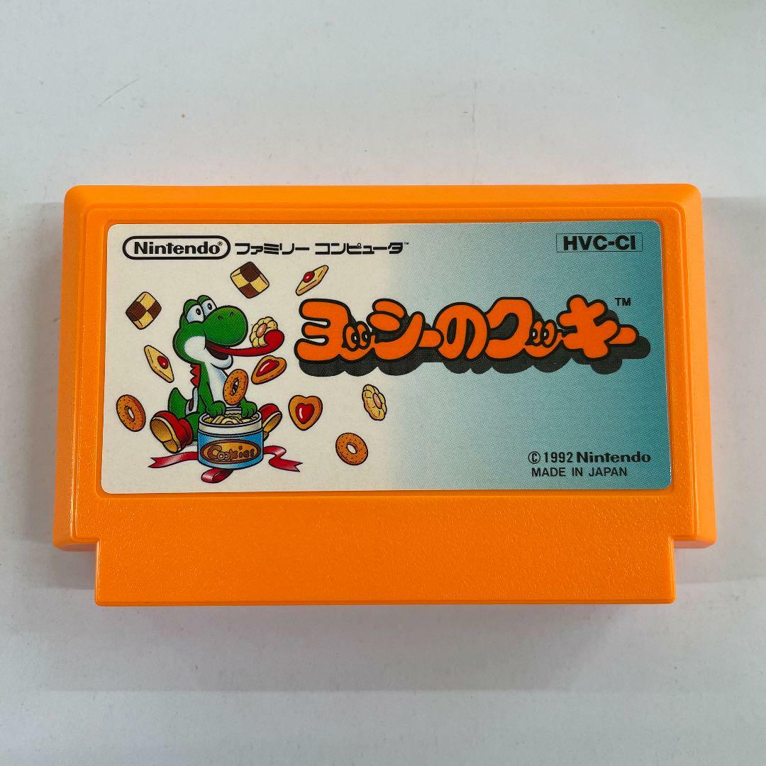 k.yoshi　1 Nintendo 1992 Yoshi No Cookie Famicom NES Used Japanese Retro Game