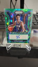 2021-22 Panini Prizm JADEN SPRINGER RC  Green Cracked ICE Penmanship 1/5 RJ-JSP