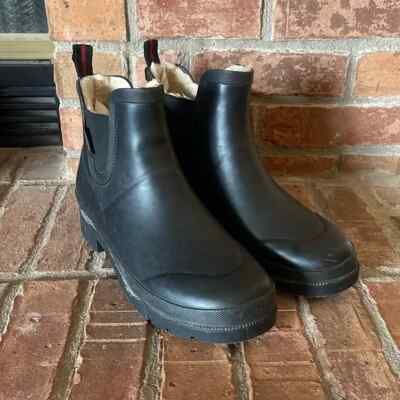 Tretorn Lina Chelsea Black Rain Boots