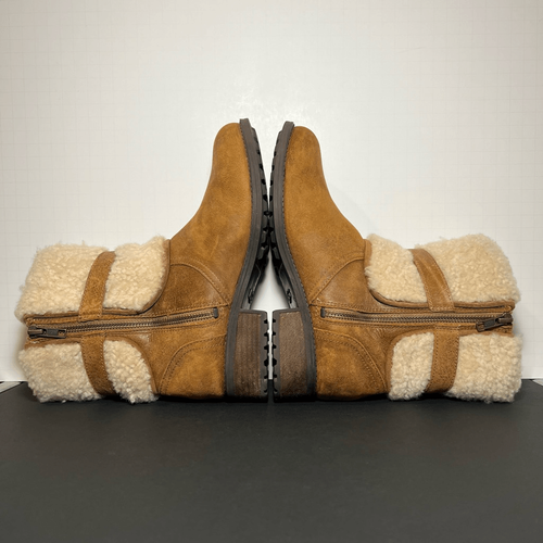 Womens UGG Blayre II Brown Leather Boots / Size 6.5 - Picture 6 of 8