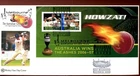 2006/07 Australia Wins The Ashes (Mini Sheet Melbourne Congratulates) Wesley FDC