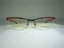 Chez Colette eyeglasses Cat's Eye half rim square oval frames women NOS vintage