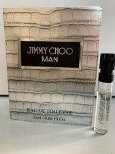 JIMMY CHOO MAN Eau de Toilette Spray Vial Sample 2ml - AUTHENTIC - NEW IN CARD