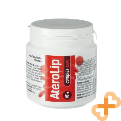 ATEROLIP COMPLEX 90 Kapseln Cholosterol Unterstützung Herz-Kreislauf-Gesundheit