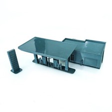 LaoYao 1:72 Miniatures Figures Gas Station Store Scene Props Model