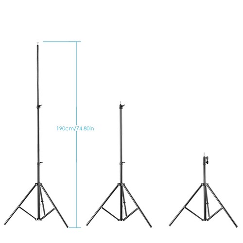 Neewer 2pcs 6ft Photography Tripod Light Stands for Studio Kits Video - Picture 2 of 6