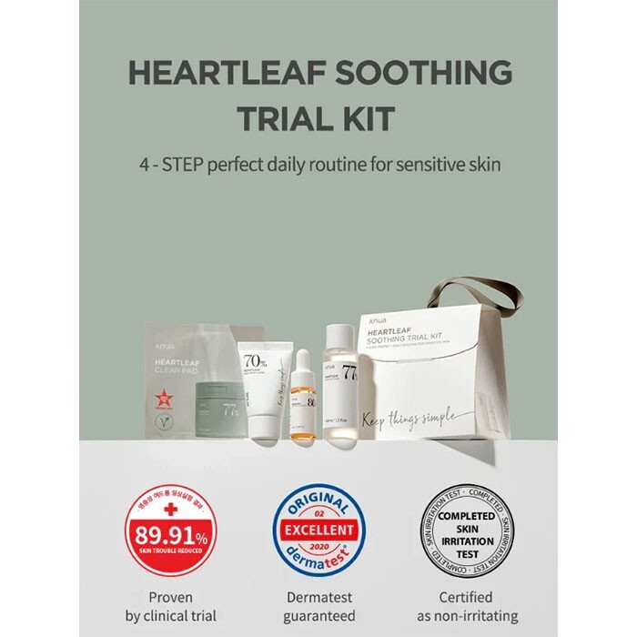 Anua] HeartLeaf Soothing Trial Kit / Korean Cosmetics | eBay