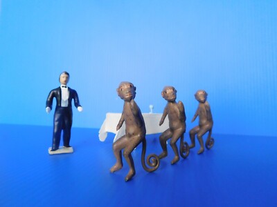 Figurine CBG Mignot - Cirque / Les Singes Savants - Plomb Peint 1:32 - France