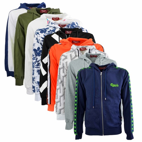 Felpa Carlsberg Manica lunga cappuccio full zip maglia cotone uomo | eBay