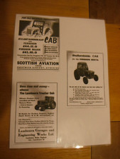 '59 SCOTTISH AVIATION/LAMBOURN/WEATHERSHIELDS TRACTOR CABS (LAMINATED PHOTOCOPY)