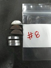  Lot of 6 Size 8 Woodruff Keys 5/32" x 3/4" Flat Bottom