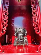 中国 Chinese 木头 Wooden Carved Wall 佛 Hanging