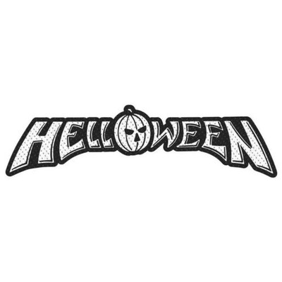 Helloween Patch · Kürbis Logo Stripe · Band Aufnäher · Offizieller Merch