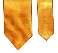 Andrews Tie Zadi Milano Italy 100% Silk Bright Gold UC Berkeley Colors CAL Bears