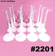 12 stands KAISER 2201 WHITE. Fit 11.5"-12.5" tall dolls MATTEL'S CAREER BARBIE