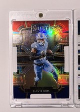2023 RARE Panini Select Jahmyr Gibbs Rookie Card Red/White/Blue Prizm DieCut RC 
