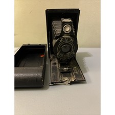 Eastman Kodak No 1 Kodex Hawk-Eye Model B Folding Bellows Camera Black Fair