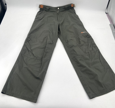 Vintage Rusty Pants Khaki Olive Cargo Baggy Rave Surf Skate Y2K Men's 32x28