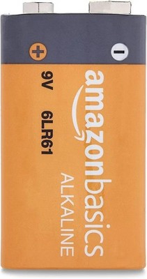 Amazon Basics 12-Pack 9V Alkaline Batteries, 5-Year Shelf Life (Exp. 11/2028)