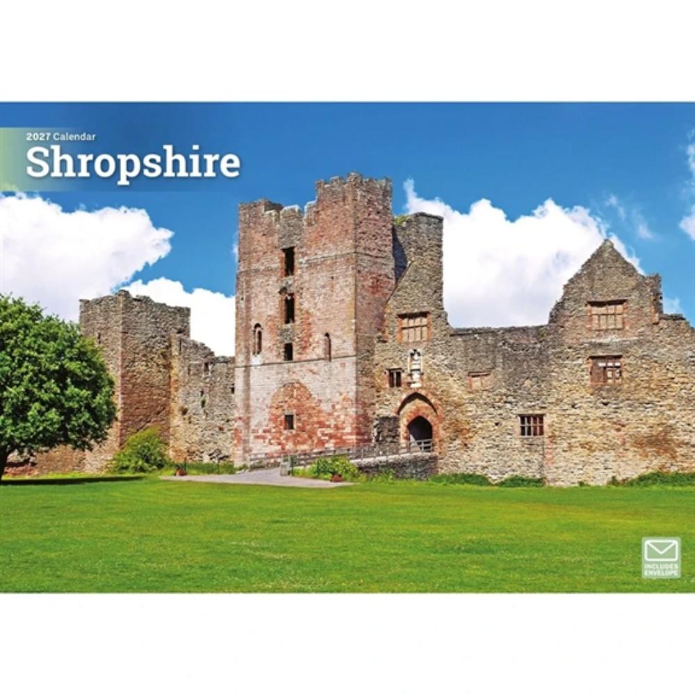 Carousel Worldwide Shropshire 2027 Wall Calendar A4 Format (PB 2026) - Image 2