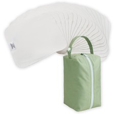 Reusable Baby Wipes, 100 Cotton Washcloths, Soft and Absorbent Towels for Ne...