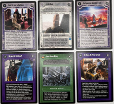 Star Wars CCG Coruscant Complete Uncommon Common Complete Set  NM/Mint