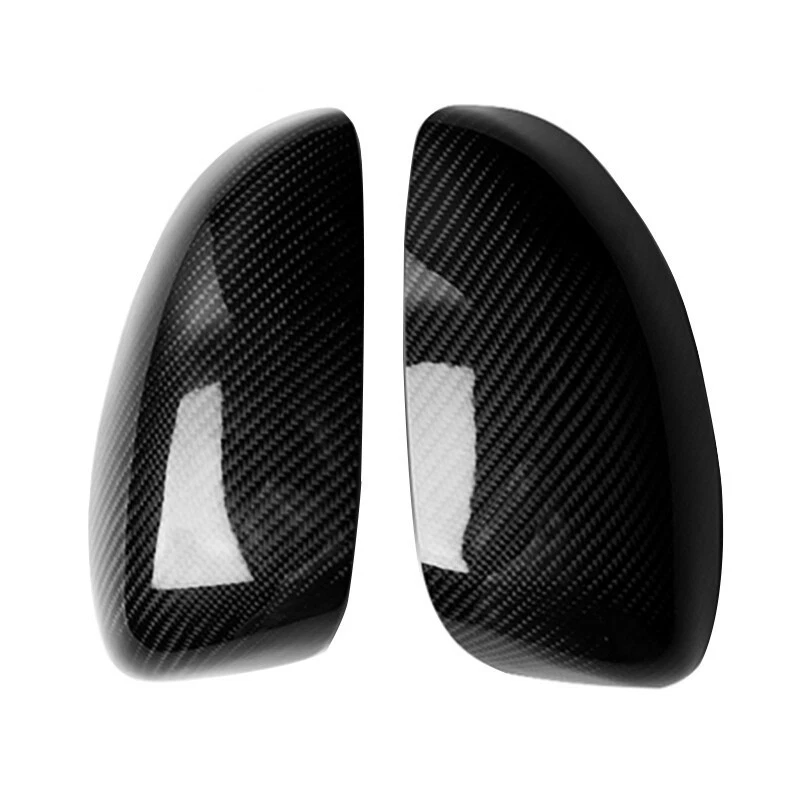Par de tapas de cubierta de espejo retrovisor lateral de fibra de carbono real para Mazda RX-8 2003-2011 Foto 2 de 4