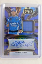 Cliff Daniels - 2025 NASCAR Select Racing Autograph Memorabilia Blue #13/35