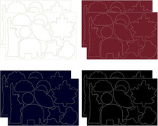 8 Sheet down Jacket Repair Patch Self Adhesive Patch Nylon Fabric Patch for down
