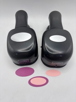 Stampin Up Ek Success Paper Punch - Oval Punches - Set Of 2 Nesting Whale Tail