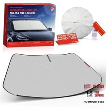 Windshield Sunshade, Foldable Car Sun Shade with Storage Bag