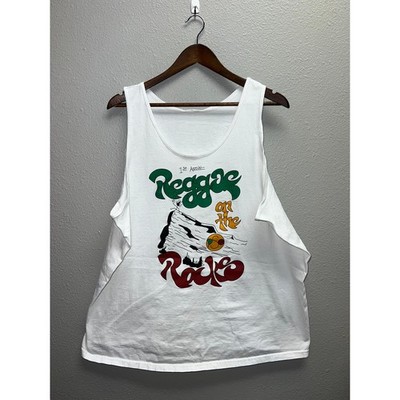 Vintage Reggae On The Rocks Shirt 1st Annual Concert Tour Tank Sleeveless Tee XL