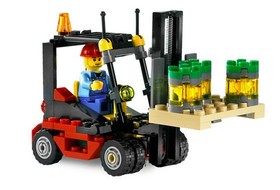 LEGO: Cargo Truck & Forklift 7733 - Very Rare New in Sealed Box *Retired*