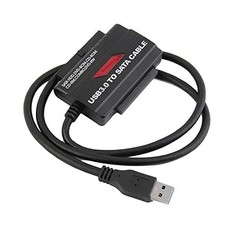 USB 3.0 to IDE SATA Cable Converter with Power Adapter High Speed