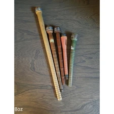 5 Antique Wooden Spool Textile Spindle Bobbins