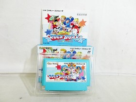 Wily & Right no RockBoard Rockman Famicom NES Japan CIB Mega Man Capcom Rare