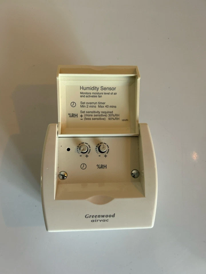HHRW Greenwood Airvac Feuchtigkeitssensor mit Fernbedienung weiß - Bild 2 von 4