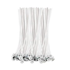 BEADNOVA Candle Wicks 6 Inch 200pcs Large Cotton String for Candle... 