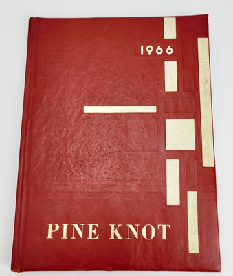 Pine Knot 1966 High School Yearbook From Paskov Minnesota Original Complete 