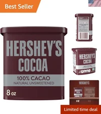 Kosher Gluten-Free Unsweetened Cocoa Powder - 8 oz Resealable Can for Desserts
