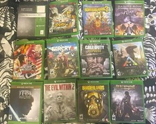Microsoft Xbox One Game Lot w/ Cases