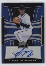 2025 Leaf Metal Auto Blue Prismatic 20/25 Alejandro Rosario #BA-AR1 Auto 1q2