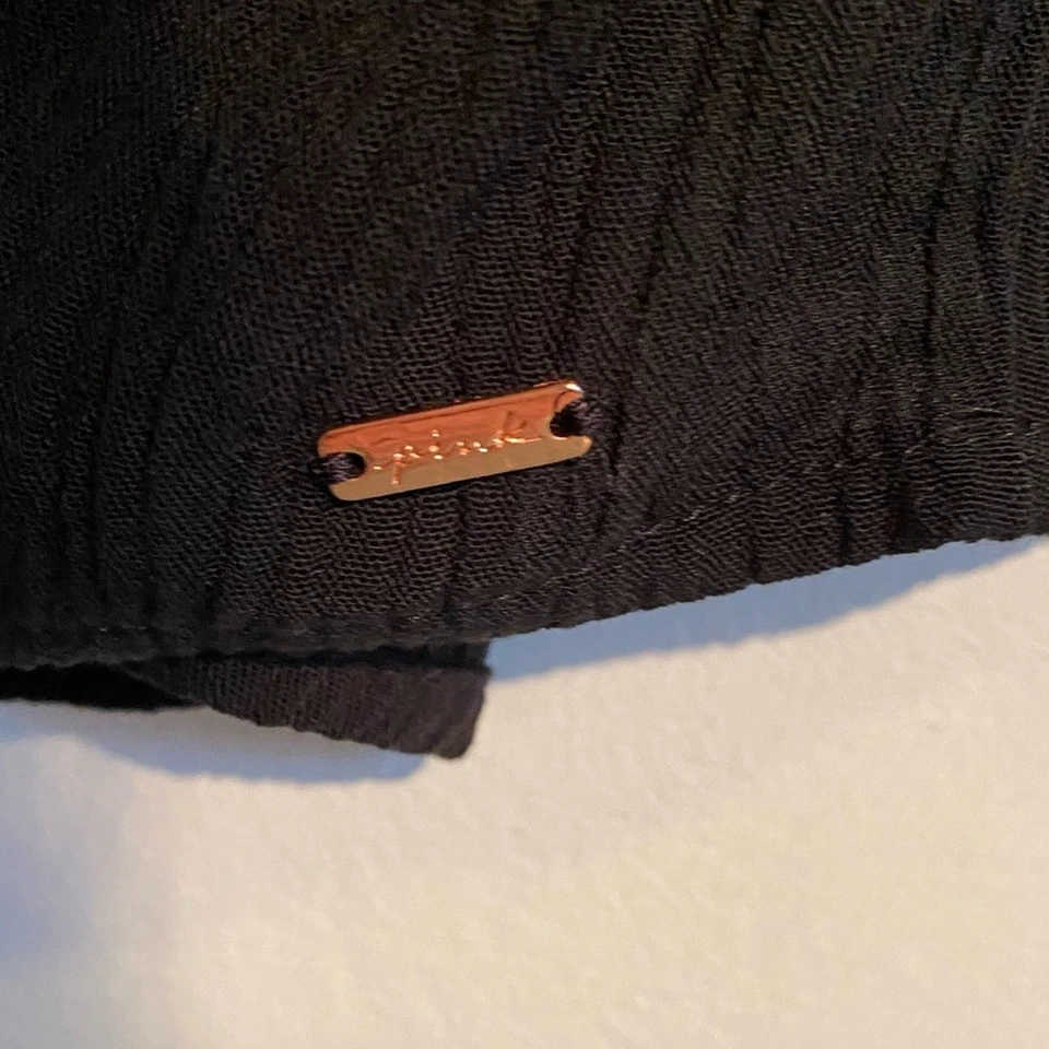 Victoria's Secret розовый черный Nightie бак платье - Изображение 4 из 4