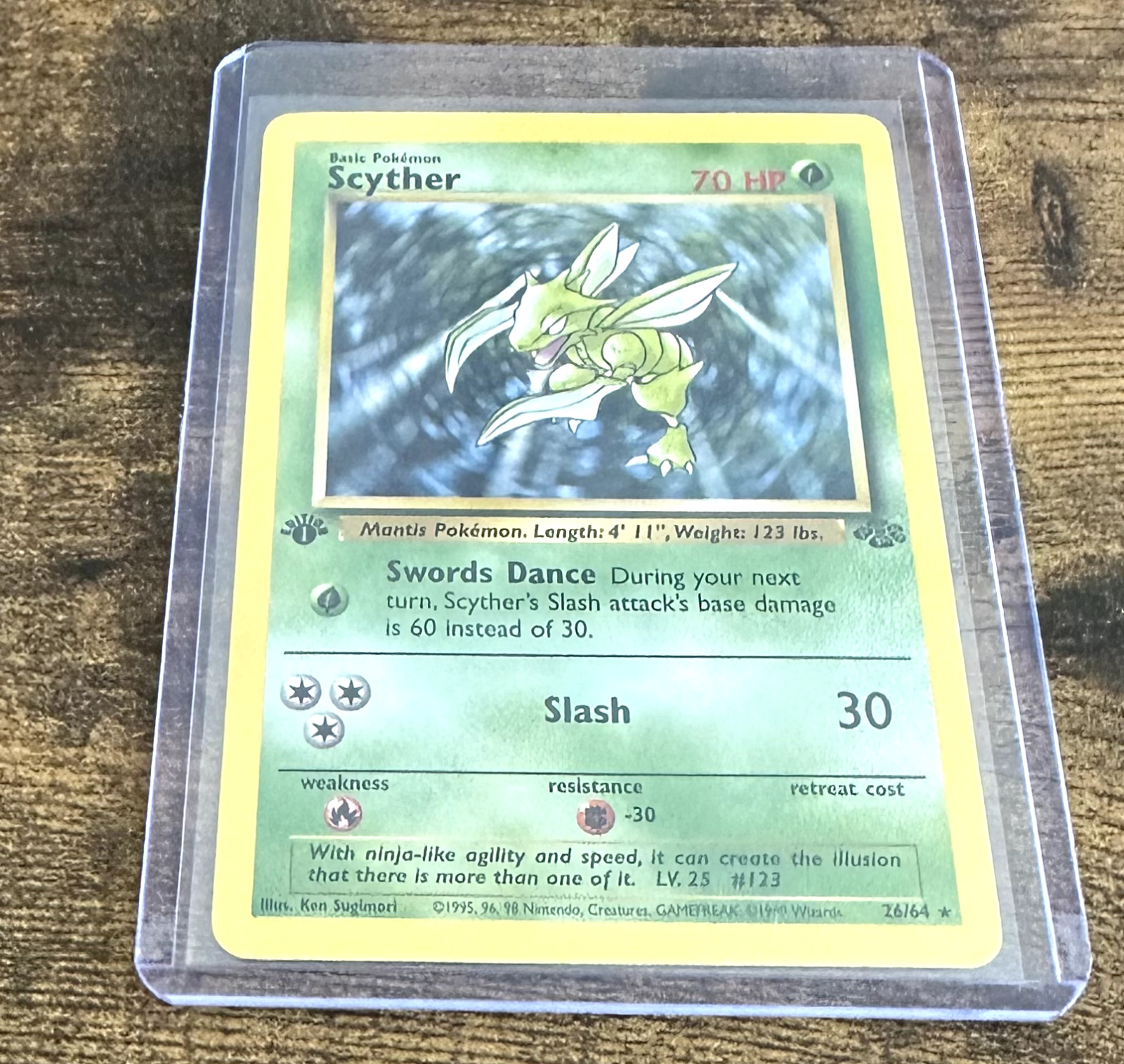Scyther First Edition MINT 26/64 Jungle