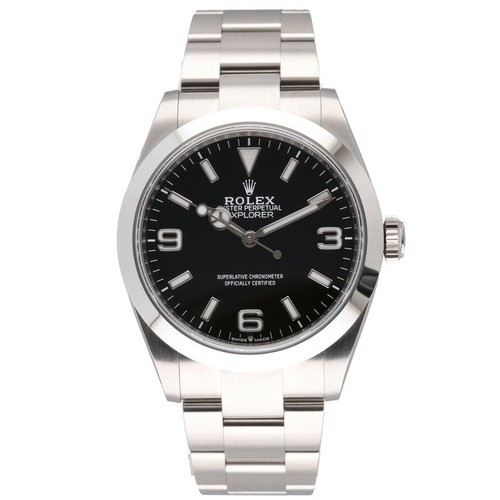 ROLEX Explorer 40 schwarz 224270 Bandgröße 18 cm gebraucht Uhr #22511