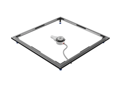 Kaldewei ESR Einbau-System-Rahmen 90x90 cm | Duschwannen Fußgestell Aluminium