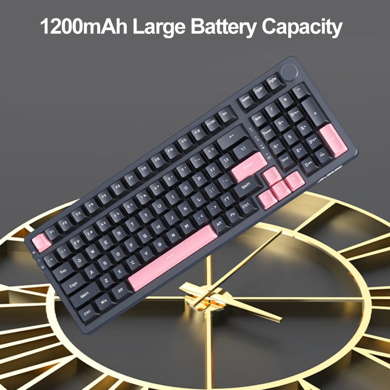 C_AJAZZ AK992 Tri-Mode Wireless Mechanical Keyboard Hot-Swappable