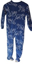 Brand: Carter  sSize: 10 / 10A Kids Style: Footed zip-up fleece pajamas