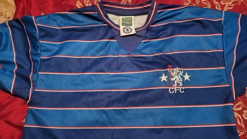 Score Draw Chelsea Football Club Home Official Retro 1984 Jersey Size S